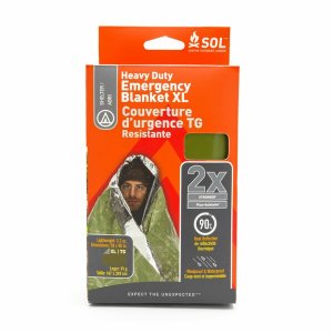 Sol 0140-1225 Sol Heavy Duty Emergency Blanket Od Green