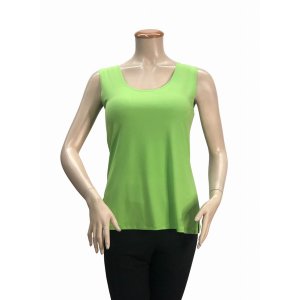 Island T318-L2 Round Neck Basic Solid Tank Top (pack Of 1)