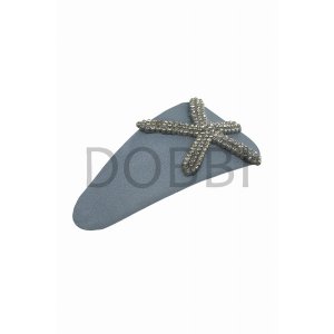 Dobbi MH-001BL Cubic Starfish Triangle Hair Clips (pack Of 1)