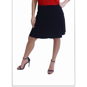 Island SH001-B-P3 3 Tier Solid Colors Skort With The Ruffle In The Cen