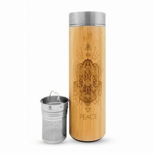 Bhavana 500PEACEV2 Peace Bamboo Tumblers (pack Of 1)