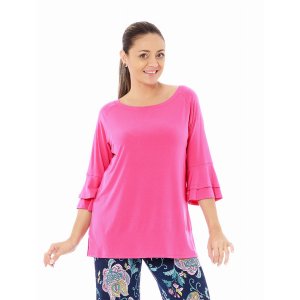 Island T511-F-P2 Double Bell Sleeve Tunic (pack Of 1)