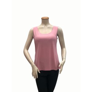 Island T318-M3 Round Neck Basic Solid Tank Top (pack Of 1)