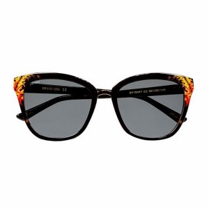 Bravo BV1904TC2 Unisex Tiger Print Sunglasses (pack Of 1)