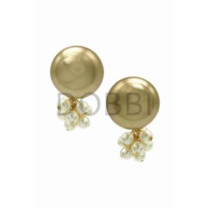 Dobbi WE-004 Multi Designed Fresh Water Pearl Earrings (pack Of 1)