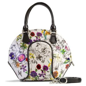 Bravo B47-9274 Svetlana Flower Print Leather Handbag (pack Of 1)