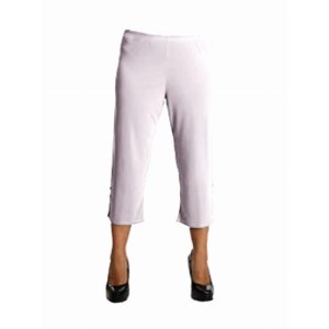 Island P004-W-P2 Straight Leg Capri Pant (pack Of 1)