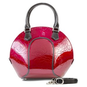 Bravo B1-9274RED Svetlana Flower Print Leather Handbag (pack Of 1)