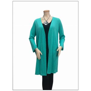 Island T439-2030-J3 Long Drape Breathable Stylish Cardigan Vest (pack 