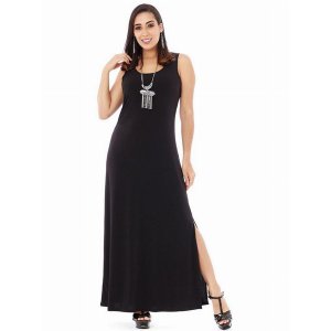 Island D051-B3 Full Length Sleeveless Dress (pack Of 1)