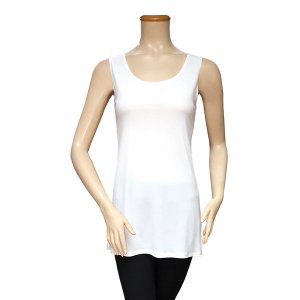 Island T365-W-P1 Tank Top With Reversible Neckline (pack Of 1)