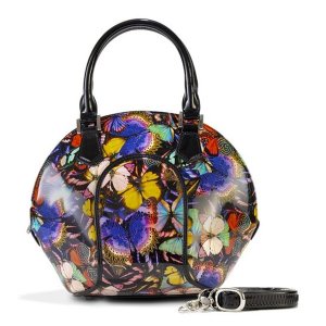 Bravo BH91-9274 Svetlana Flower Print Leather Handbag (pack Of 1)