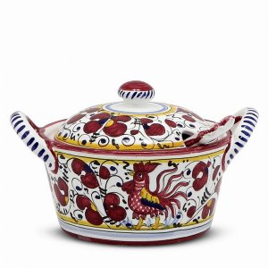 Artistica RR0028 Orvieto Rooster Butter Tray  Cheese Bowls (pack Of 1)