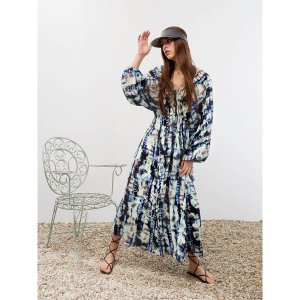 Nocturne N22YN2037-0007-M/L Printed Long Dress (pack Of 1)