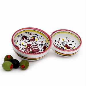 Artistica RR05S2 Orvieto Rooster Condiment  Dipping Bowls (pack Of 1)