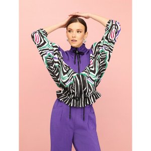 Nocturne N22YN5005-0007-M Zebra Print Jacket (pack Of 1)