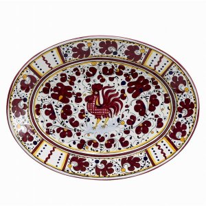 Artistica RR0012 Orvieto Rooster Platter (pack Of 1)