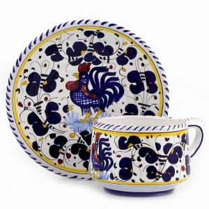 Artistica BR0004 Orvieto Rooster Cups  Saucers (pack Of 1)