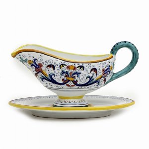 Artistica RI0026 Ricco Deruta Sauce Boat (pack Of 1)