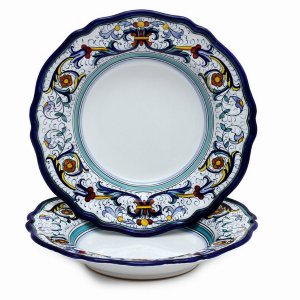 Artistica 002-VEC Vecchia Deruta Pastasoup Rim Plate (pack Of 1)