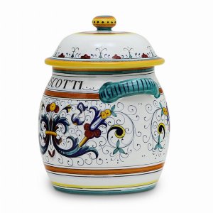 Artistica 1042-RIC Ricco Deruta: Traditional Biscotti Jar (pack Of 1)