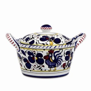 Artistica BR0028 Orvieto Rooster Butter Tray  Cheese Bowls (pack Of 1)