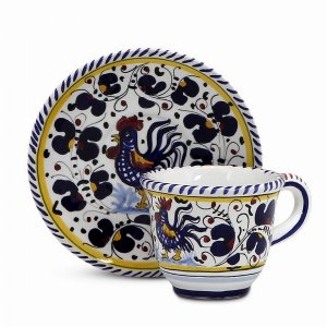 Artistica BR0020 Orvieto Rooster Cups  Saucers (pack Of 1)