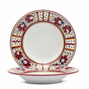 Artistica RR002W Orvieto Rooster Pastasoup Rim Plate (pack Of 1)