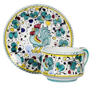 Artistica GR0004 Orvieto Rooster Cups  Saucers (pack Of 1)