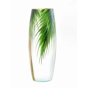 B2 7124/400/sh148 Tropical Decorated Vase (pack Of 1)