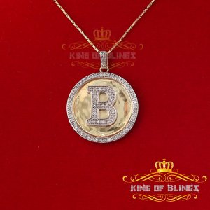 King 13602YB-A49KOB-015-001-001-001 10k Yellow Gold Finish Real Diamon