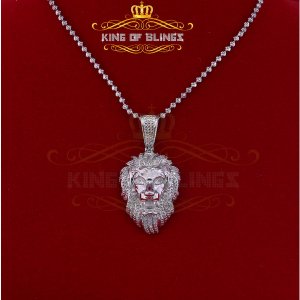 King 15040W-A99KOB 10k White Gold Finish With 0.33 Ct Real Diamond Lio