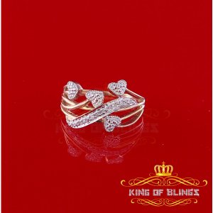 King 10904Y-A149KOB 10k Real Yellow Gold With 0.05 Ct Real Diamond Lad