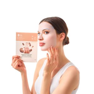 Glow GW01BC Bio-cellulose Facial Mask With Probiotics  Mushrooms (pack