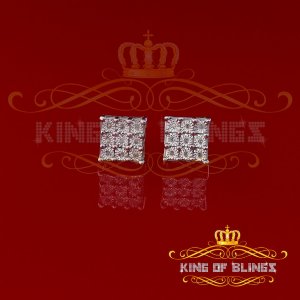 King 19588Y-A29KOB Silver Iced Out 0.08ct Hip Hop Men Women Diamond St