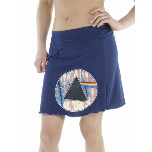 Jayli DS1971DSWskirt:DS1971-nvy-XL Dark Side Mini Skirt Cotton Lycra M