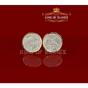 King 12663Y-A45KOB Silver Iced Out 0.25ct Hip Hop Men Women Diamond St