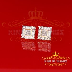 King 19560Y-A65KOB Silver Iced Out 0.30ct Hip Hop Men Women Diamond St