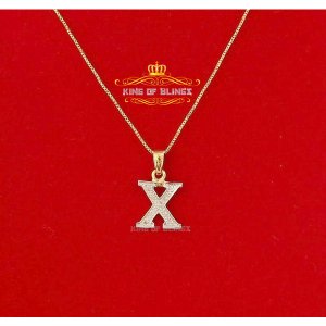 King 13642YX-A24KOB 10k Yellow Gold Finish Real Diamond 0.10ct In Silv