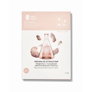 Glow GW02BC Bio-cellulose Facial Mask With Probiotics  Mushrooms (pack