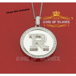 King 13602WR-A49KOB 10k White Gold Finish 0.25ct Diamond Silver Men's 