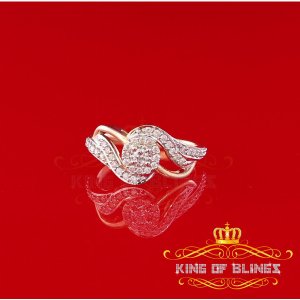 King 12082Y-A199KOB 10k Real Yellow Gold With 0.40 Ct Real Diamond Lad