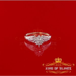 King 11242Y-A79KOB 10k Real Yellow Gold With 0.10 Ct Real Diamond Ladi