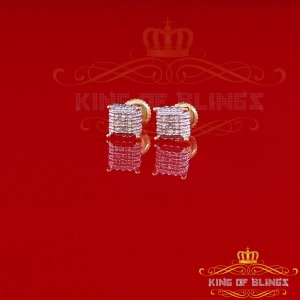 King 12578Y-A99KOB 10k Real Yellow Gold Real Diamond Ct Men'swomen's S