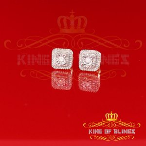 King 19570Y-A54KOB Silver Iced Out 0.33ct Hip Hop Men Women Diamond St