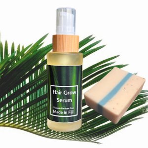 Hair Coconut/coffee Vegan Handcrafted Face Bar  Hair Grow Serum (pack 