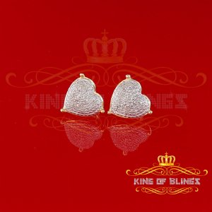 King 19590Y-A45KOB Silver Iced Out 0.25ct Hip Hop Men Women Diamond St