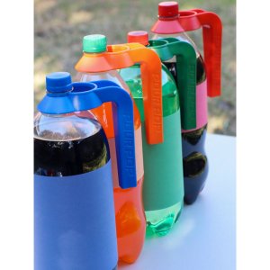 Pourpop 860005168309 - Bottle Handle - Assorted Colors (pack Of 6 Or 2