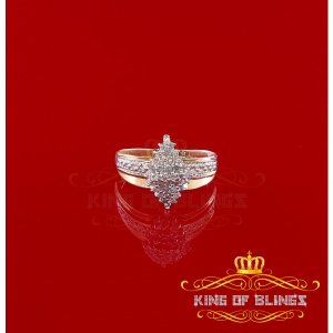 King 11255Y-A149KOB 10k Real Yellow Gold With 0.25 Ct Real Diamond Lad