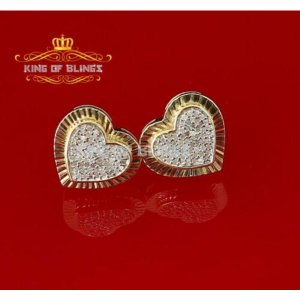 King 12719Y-A36KOB 10k Yellow Gold Finish Real Diamond 0.33ct Women's 